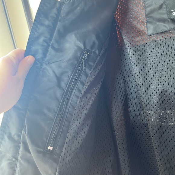 Harley Davidson Black & Orange embroidered Nylon Jacket - Picture 4 of 6